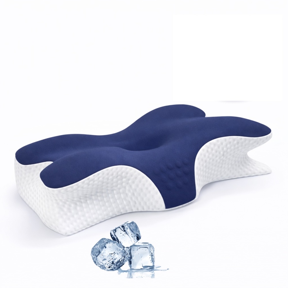 Ergonomic Cervical Neck Pillow – Memory Foam – Pain Relief – NEW - Picture 9 of 11